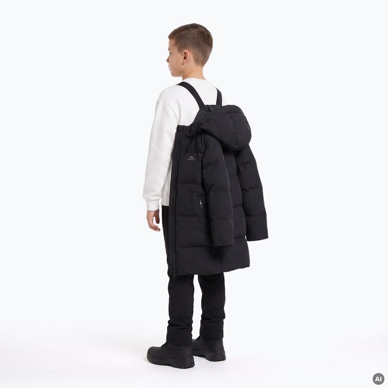 Dětský zateplený kabát KADVA Ravi ECO černý 3