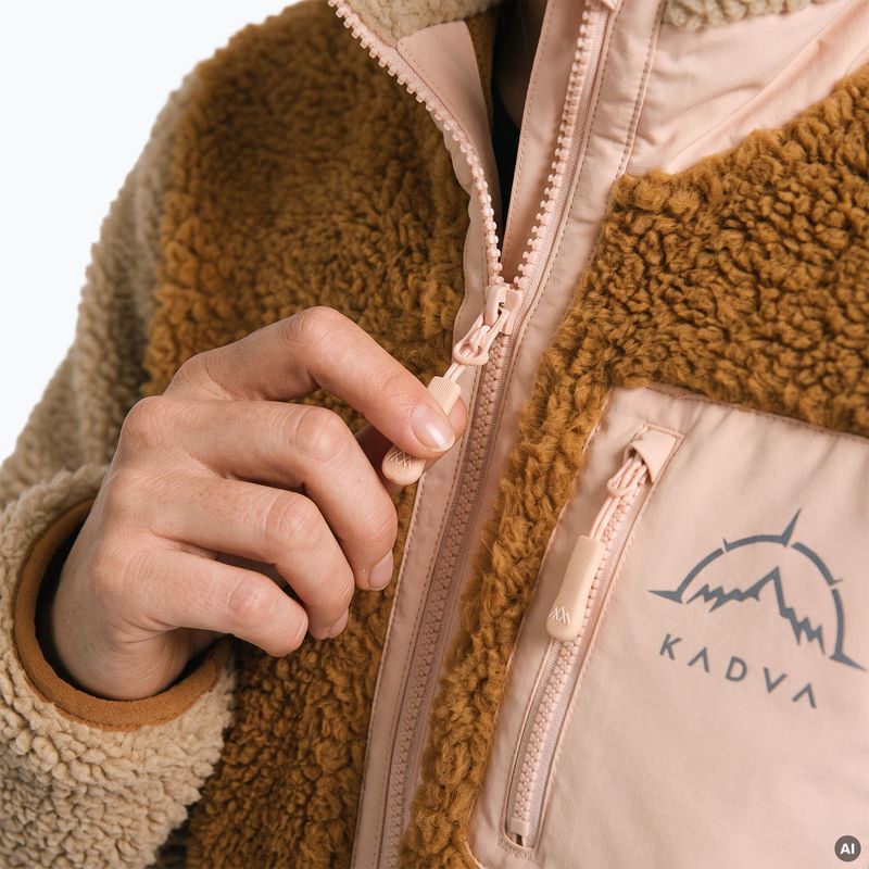 Dámská fleecová mikina KADVA Rodvik WMNS béžová 6