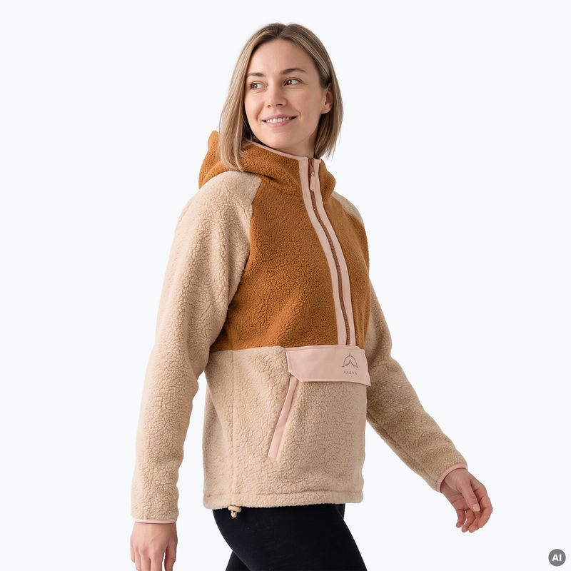 Dámská fleecová mikina KADVA RODIA WMNS béžová 5