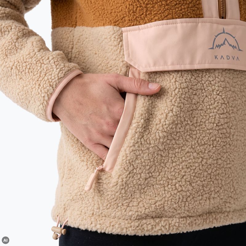 Dámská fleecová mikina KADVA RODIA WMNS béžová 7