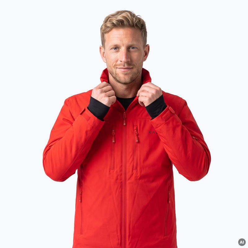 Pánská lyžařská bunda KADVA Edge X Jacket červená 5