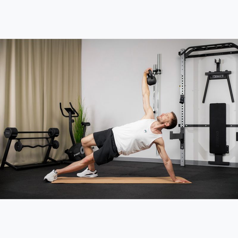 Kettlebell Litinový TREXO 8kg black 5
