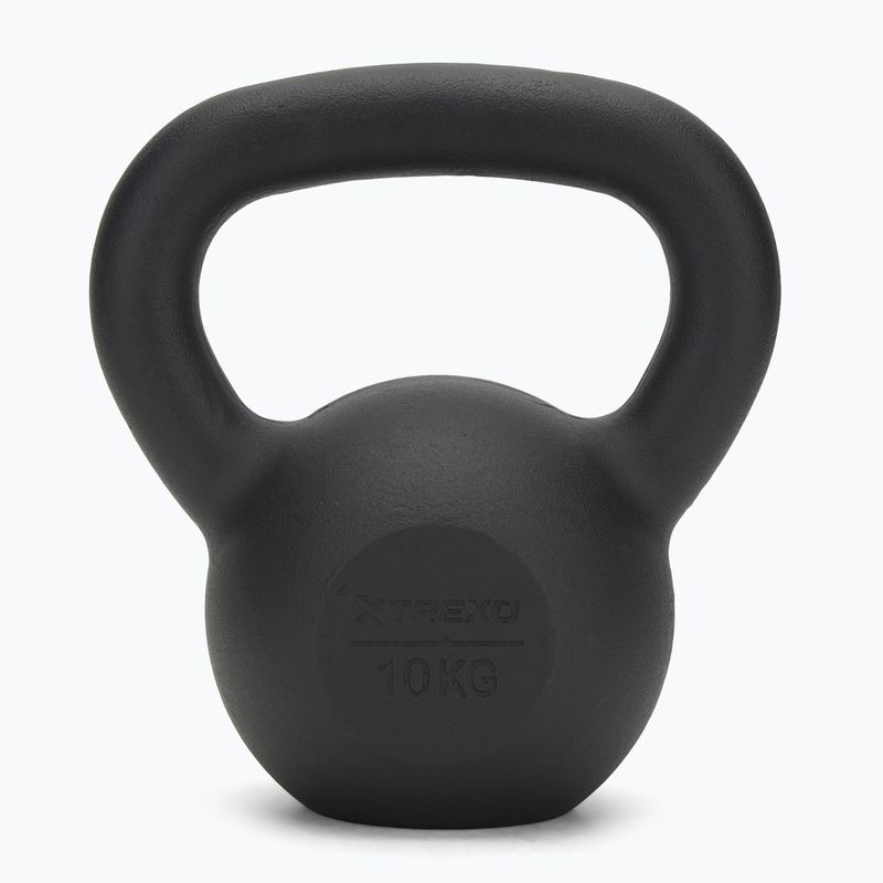 Kettlebell Litinový TREXO 10kg black 2