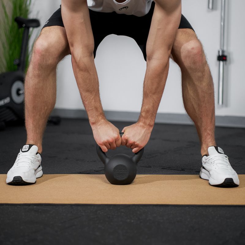 Kettlebell Litinový TREXO 10kg black 4