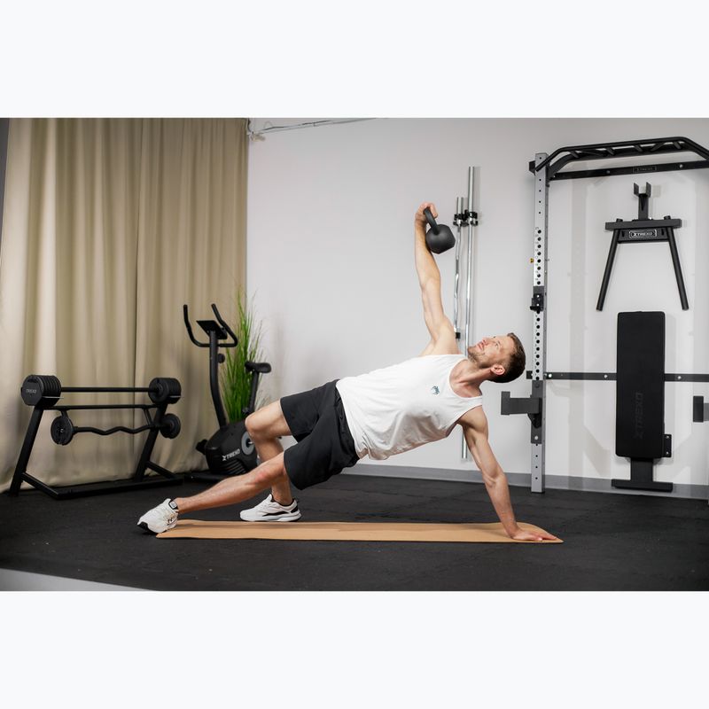 Kettlebell Litinový TREXO 10kg black 5