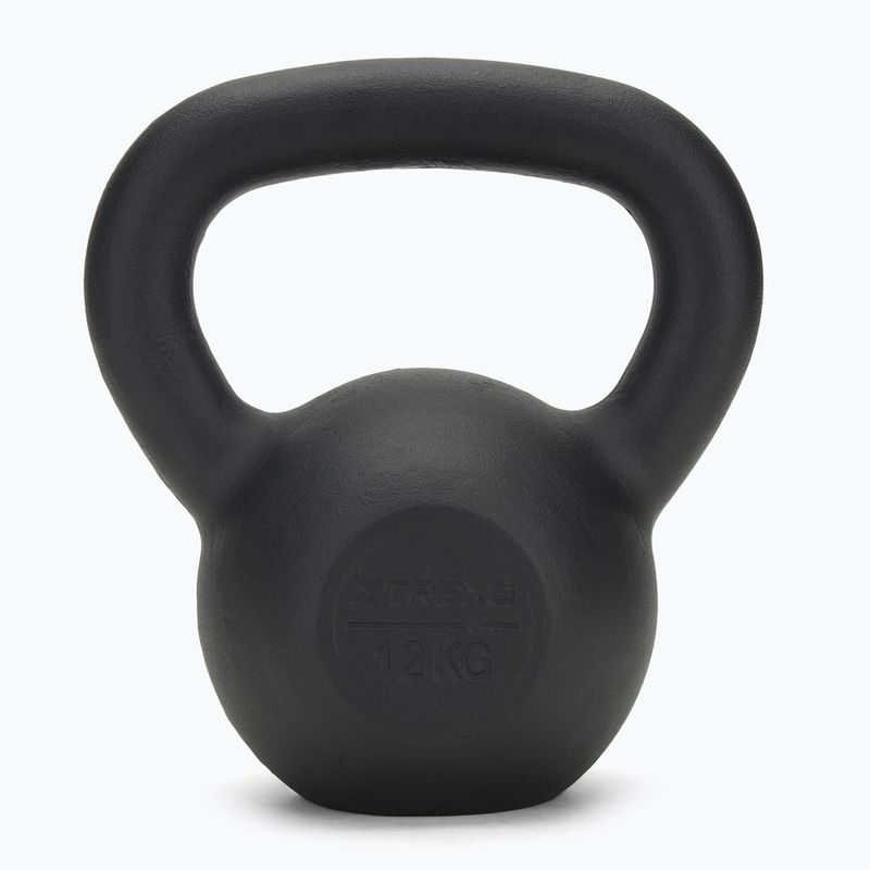 Kettlebell Litinový TREXO 12kg black 2