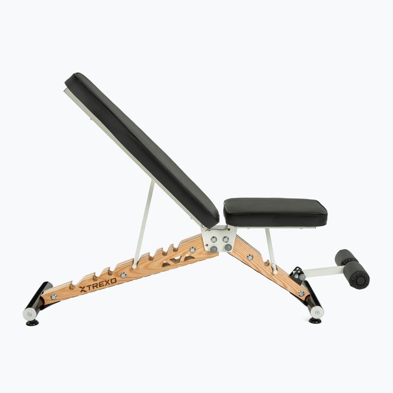 Tréninková lavice XTREXO Nastavitelná Leszy wood 4