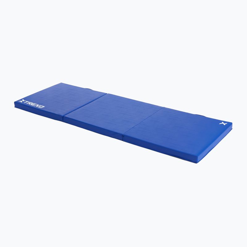 Skládací gymnastická matrace XTREXO 180 x 60 x 5 cm blue 3
