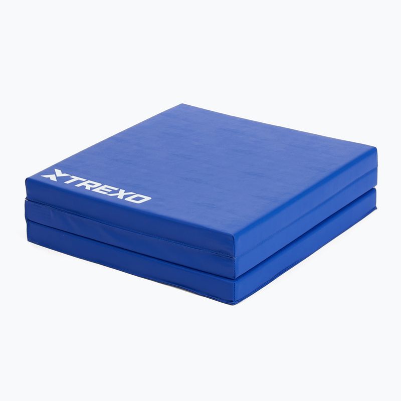 Skládací gymnastická matrace TREXO 180 x 60 x 5 cm blue 4