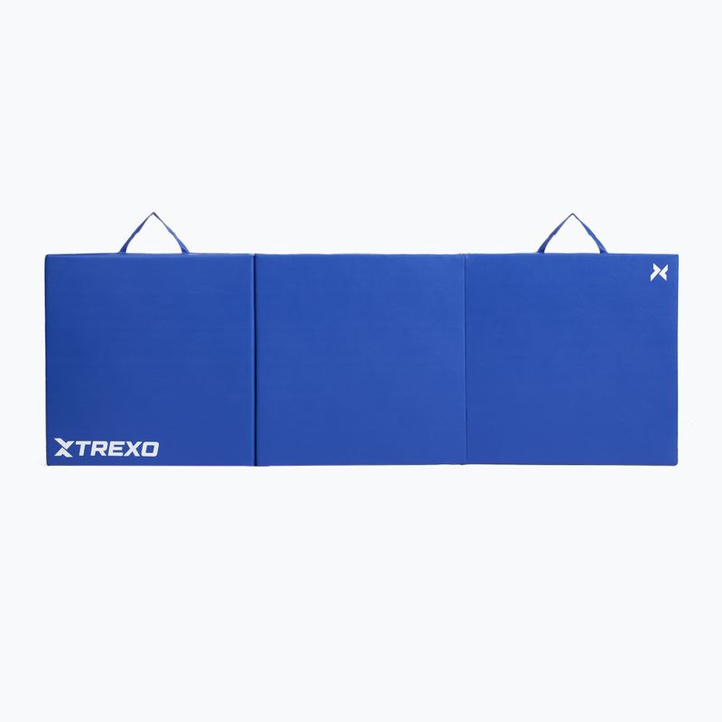Skládací gymnastická matrace TREXO 180 x 60 x 5 cm blue 6