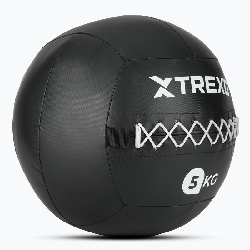 Posilovací míč TREXO Wall Ball 5 kg black 2