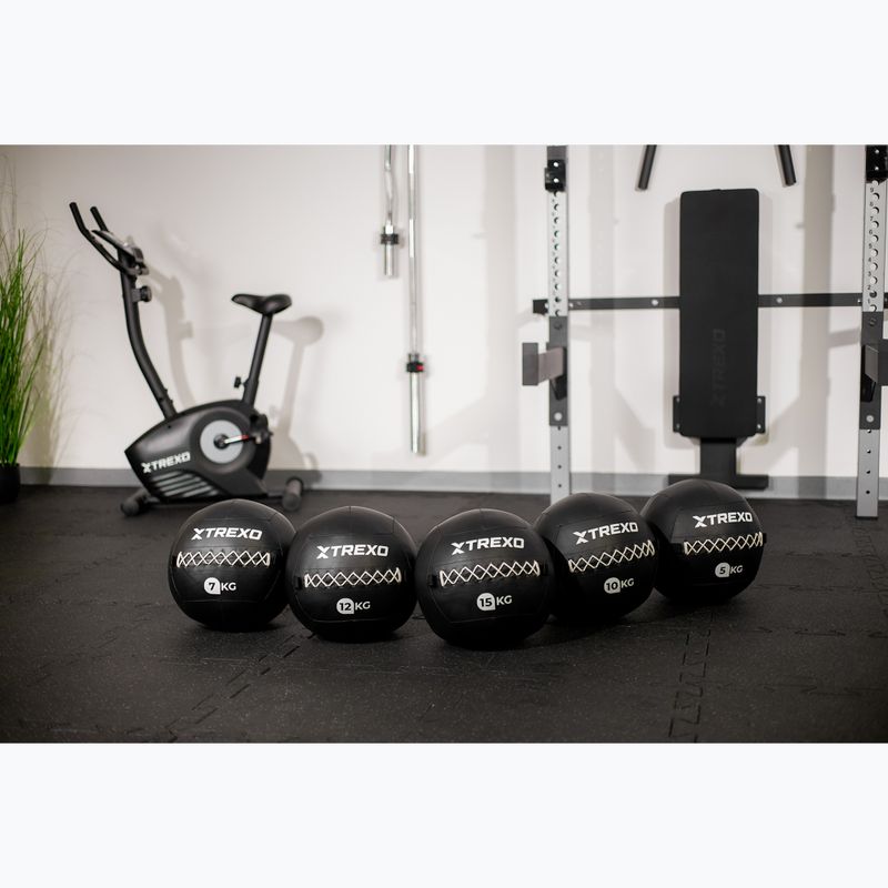 Posilovací míč TREXO Wall Ball 5 kg black 7