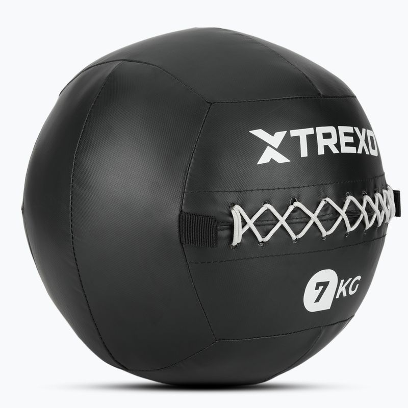 Posilovací míč  TREXO Wall Ball 7 kg black 2