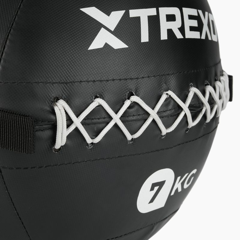 Posilovací míč  TREXO Wall Ball 7 kg black 3