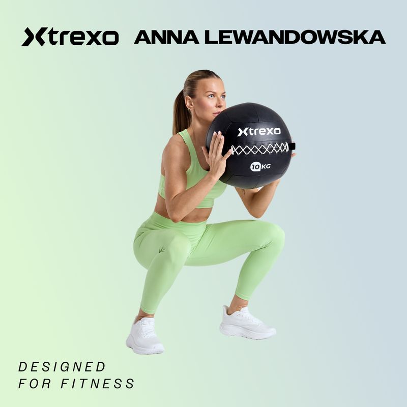 Posilovací míč XTREXO Wall Ball 15 kg black 2