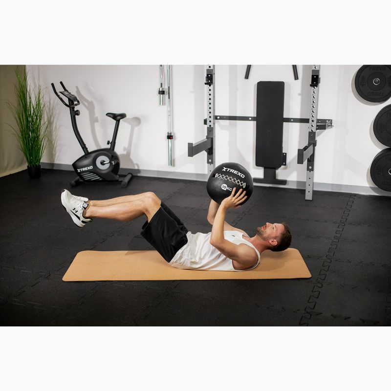 Medicinball TREXO Wall Ball 12 kg black 5