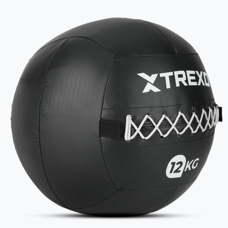 Posilovací míč  TREXO Wall Ball 12 kg black 2