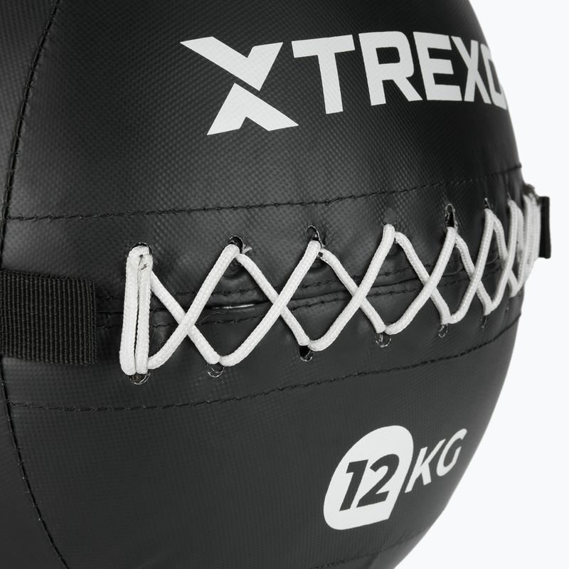 Posilovací míč  TREXO Wall Ball 12 kg black 3