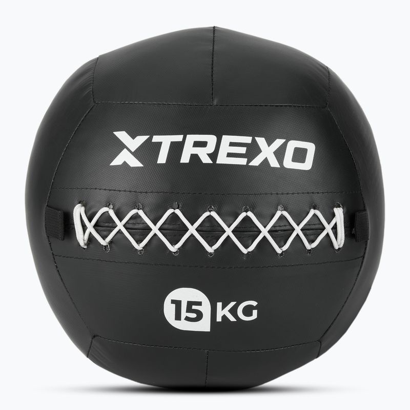 Posilovací míč  TREXO Wall Ball 15 kg black