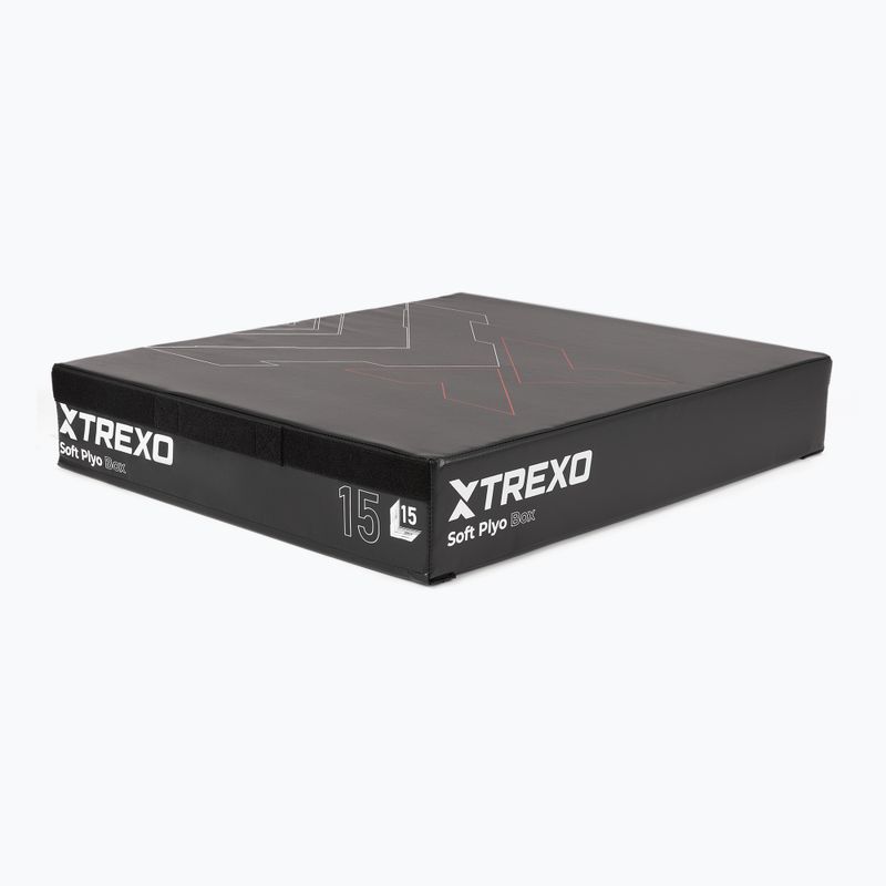 Skládací plyometrická bedna TREXO 15 cm black