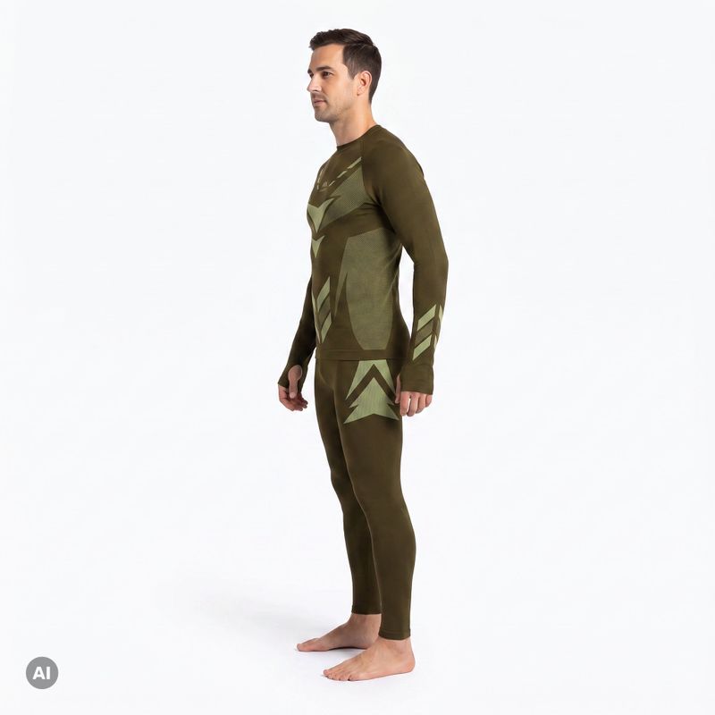 Pánská sada termo prádla KADVA Alpinestep Thermo SH Light Plus Set Green 2