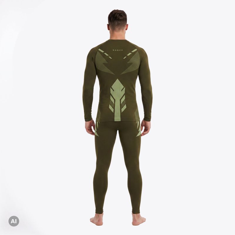 Pánská sada termo prádla KADVA Alpinestep Thermo SH Light Plus Set Green 3