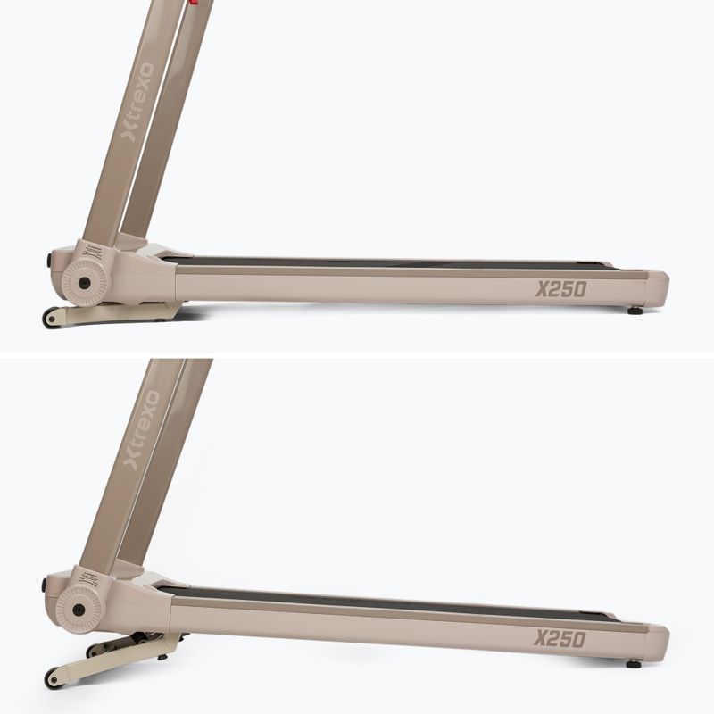 Elektrický běžecký pás XTREXO TXO-X250 Brown 8
