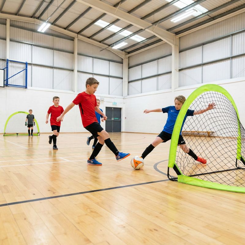 Fotbalové branky OneTeam Balloon Pop-Up green 5