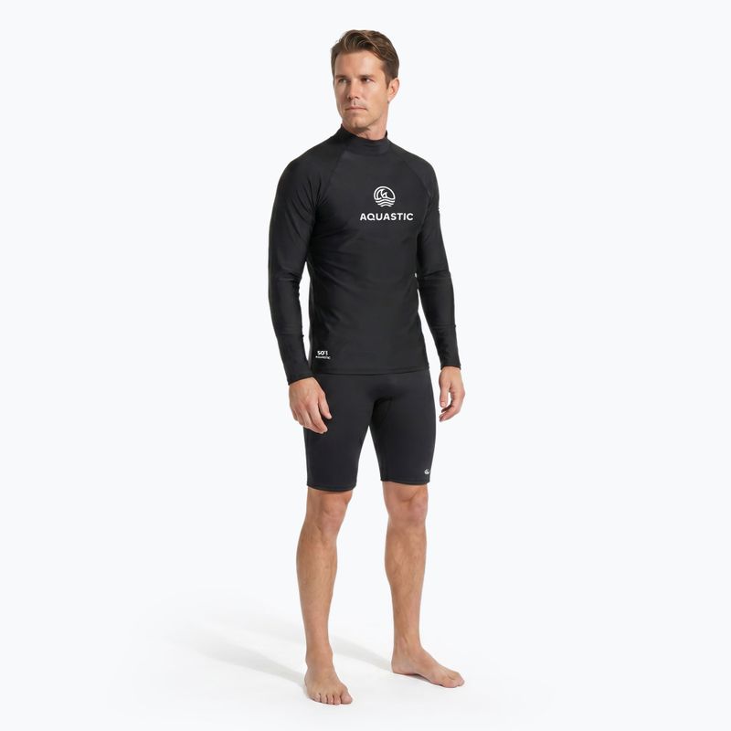 Longsleeve na plavání Aquastic RIMOS LS UV 50+ UPF černý 4