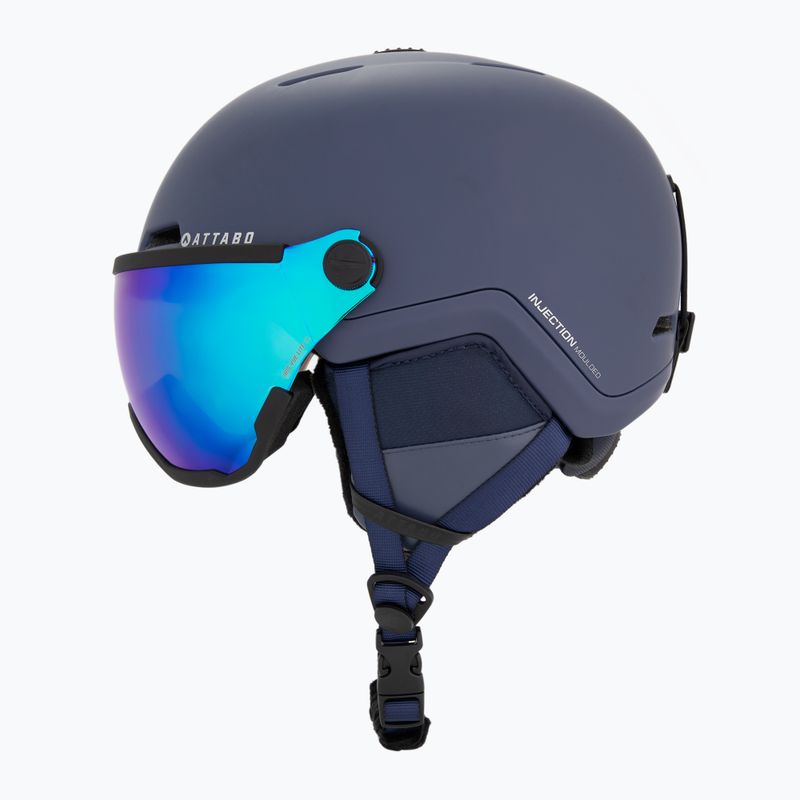 Lyžařská helma ATTABO Avens 2.0 Visor modrá 3