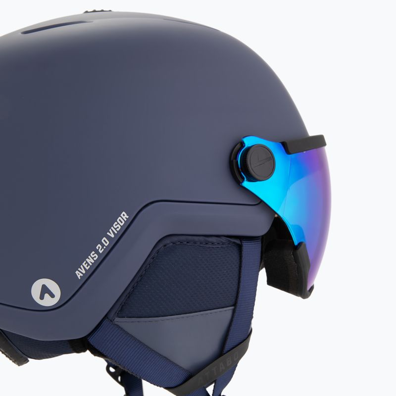 Lyžařská helma ATTABO Avens 2.0 Visor modrá 7