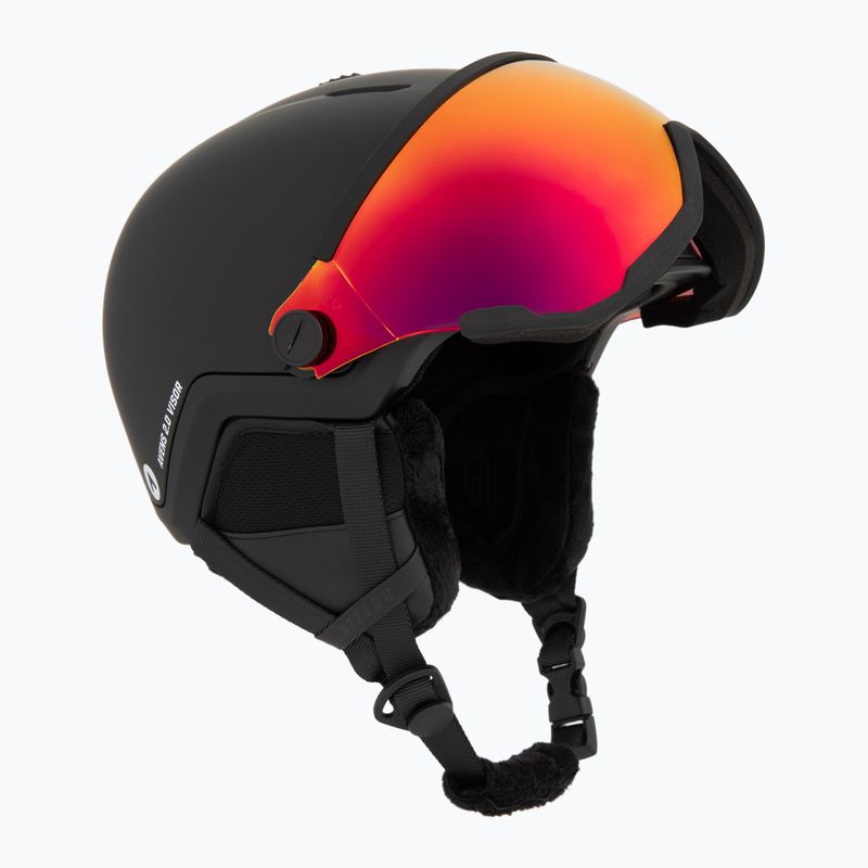 Dětská lyžařská helma ATTABO Avens 2.0 Jr Visor černá 8