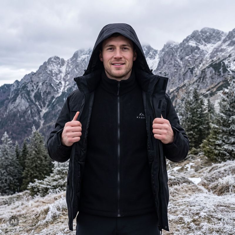 Pánská bunda 3v1 KADVA TraiLine WP černá 6