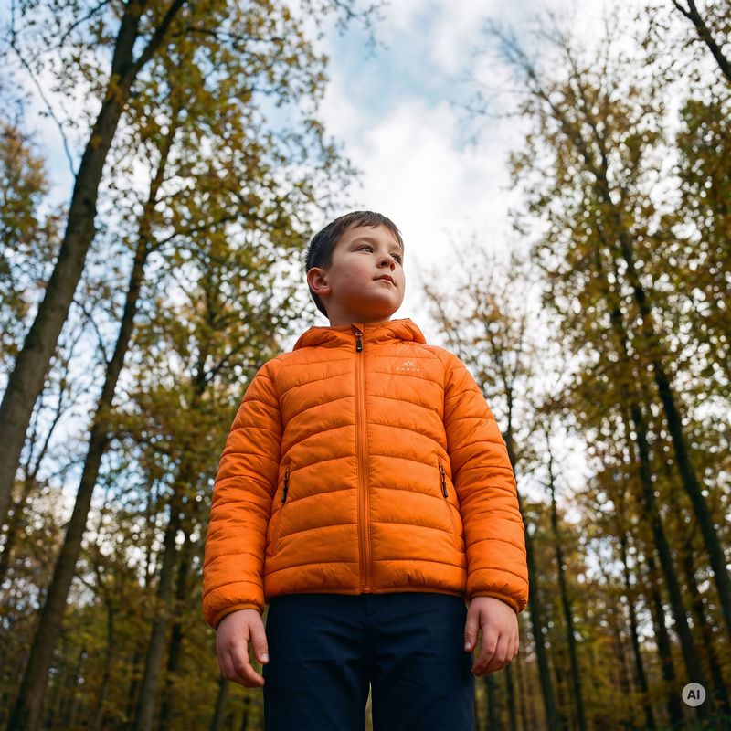 Dětská bunda KADVA Litey JR oranžová 7