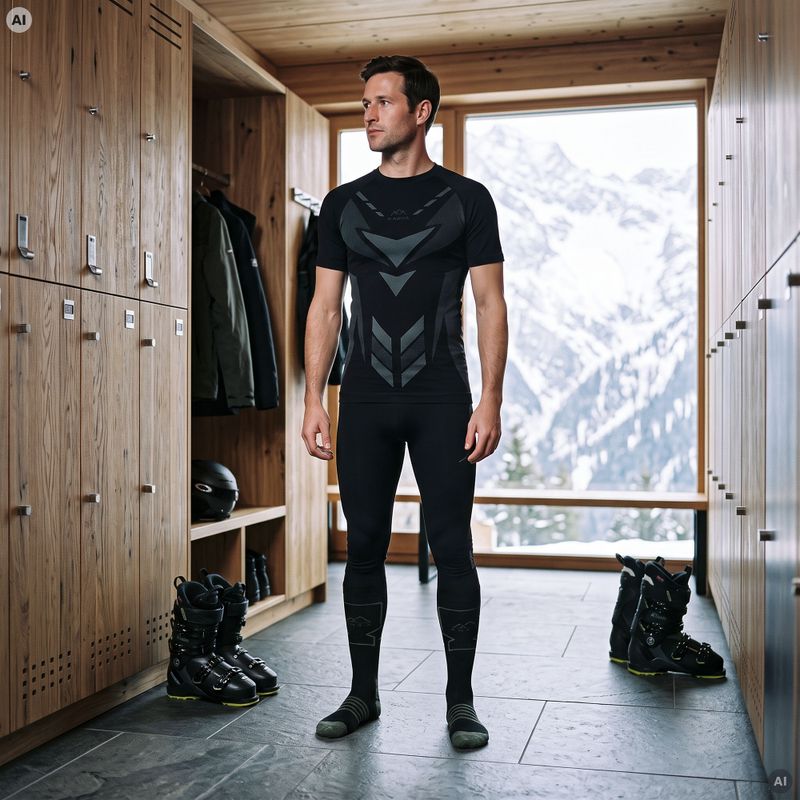 Pánská sada termo prádla KADVA Alpinestep Thermo SH Light Plus Set Black 6