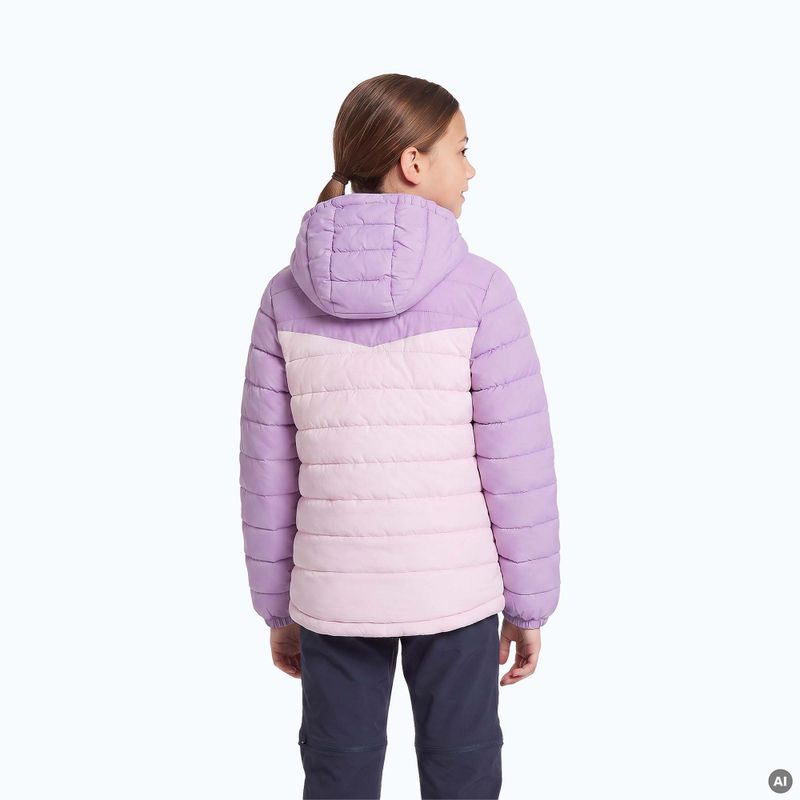 Dětská zateplená bunda KADVA Snoway JRG fialová 2