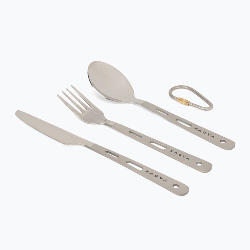Turistický příbor KADVA titanium ultralight gray 2