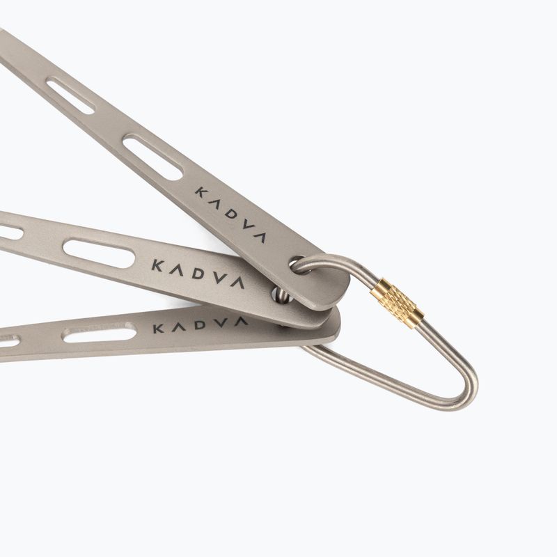 Turistický příbor KADVA titanium ultralight gray 3