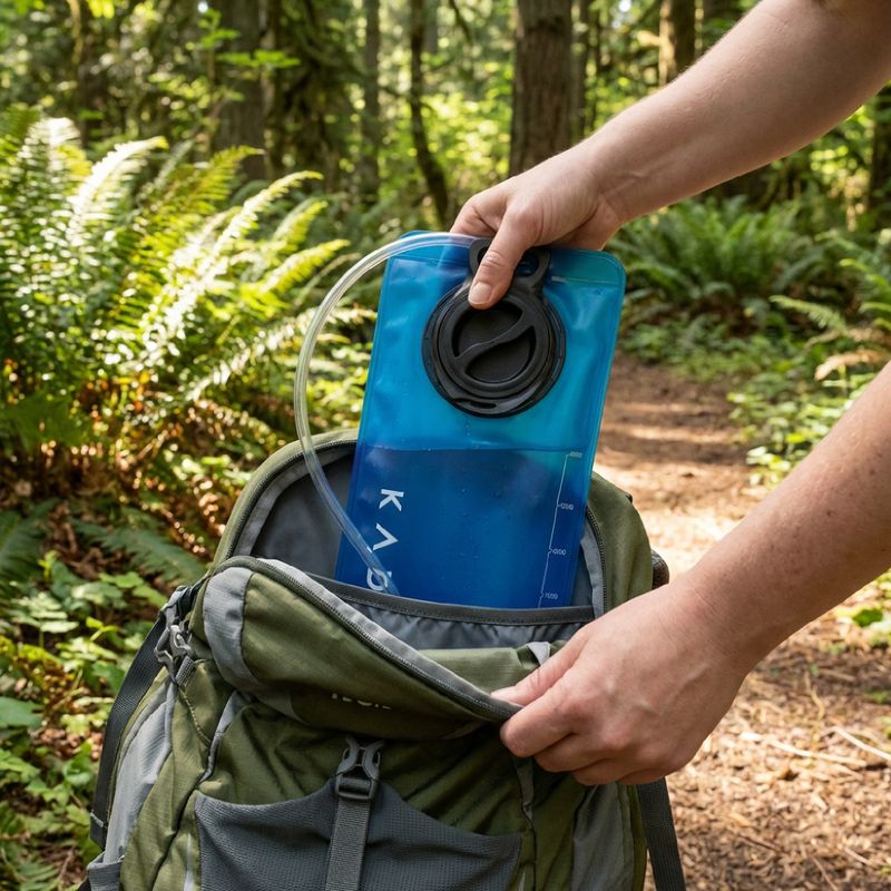 Vak na vodu KADVA Flowbie ClickFit 3 l blue 5
