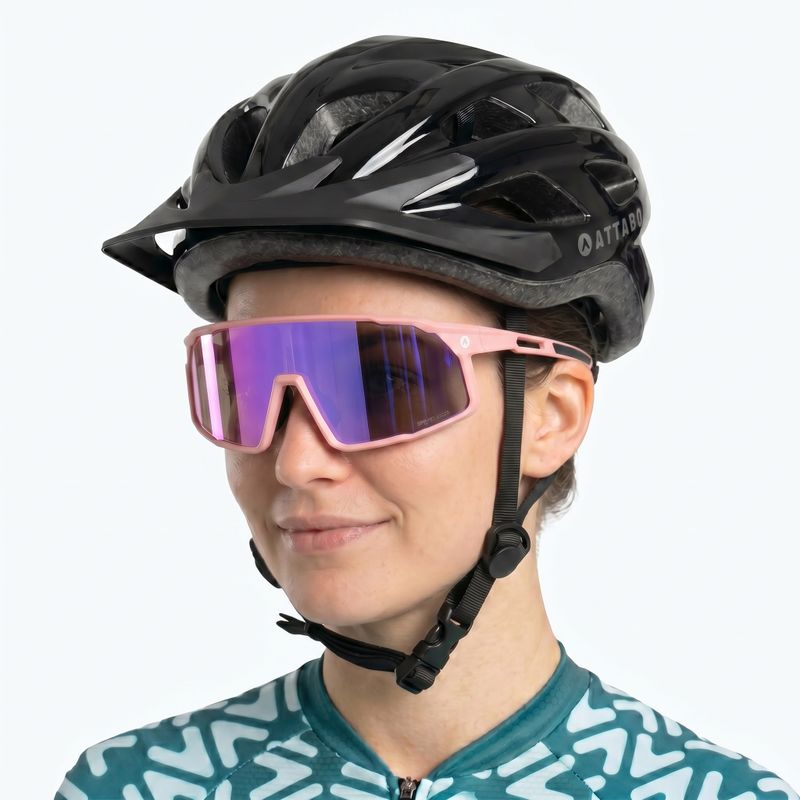 Cyklistické sluneční brýle ATTABO Stilb photochromic pink 2