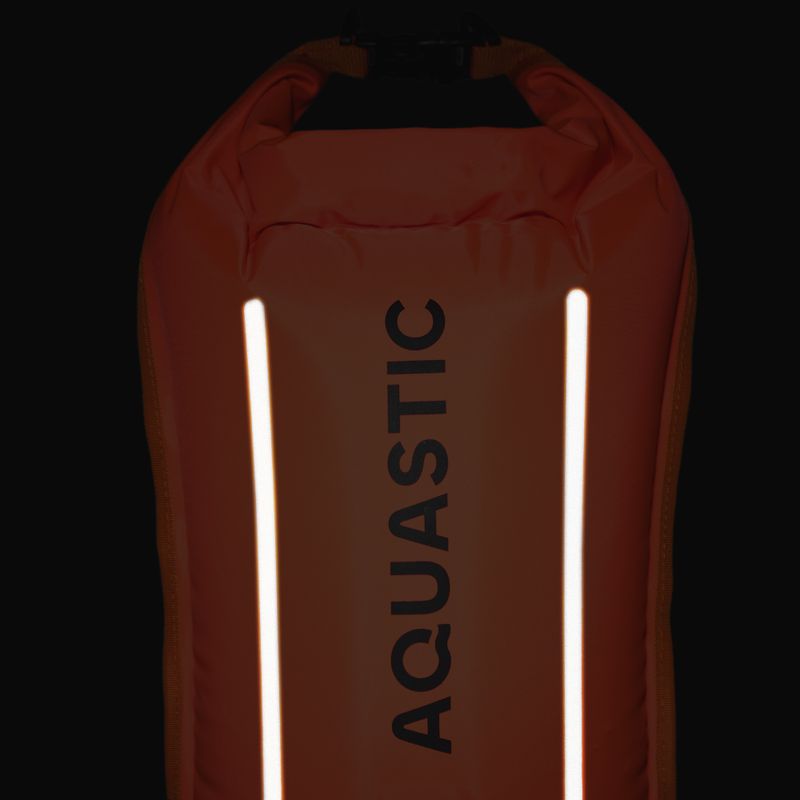Záchranný plovák na plavání s kapsou AQUASTIC double-chamber orange 8