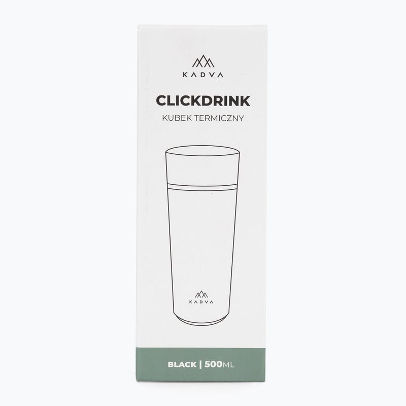 Termohrnek Kadva 360 ClickDrink Black 8