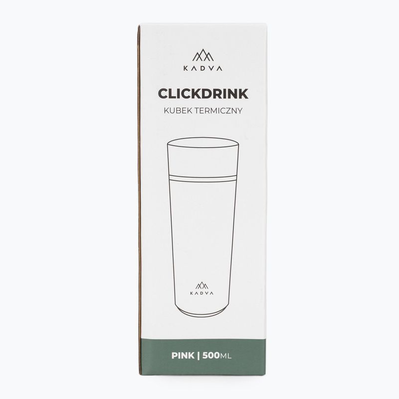 Termohrnek Kadva 360 ClickDrink Pink 8