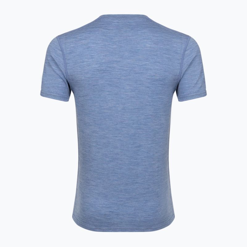 Pánské termo tričko WOOLCANO Merino 100% TEE0546 blue 2