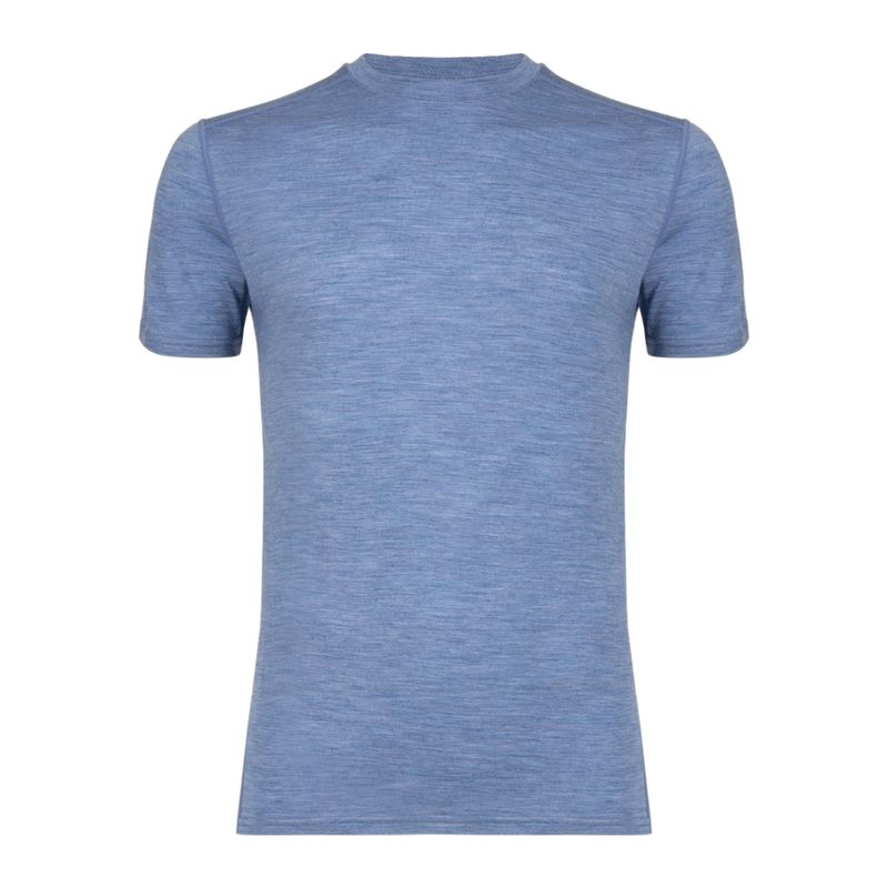 Pánské termo tričko WOOLCANO Merino 100% TEE0546 blue 4