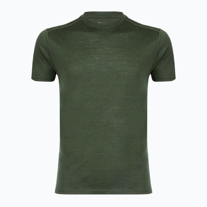 Pánské termoregulační tričko WOOLCANO Merino 100% TEE0546 zelené 5