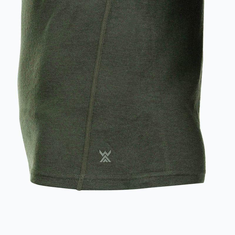 Pánské termoregulační tričko WOOLCANO Merino 100% TEE0546 zelené 7