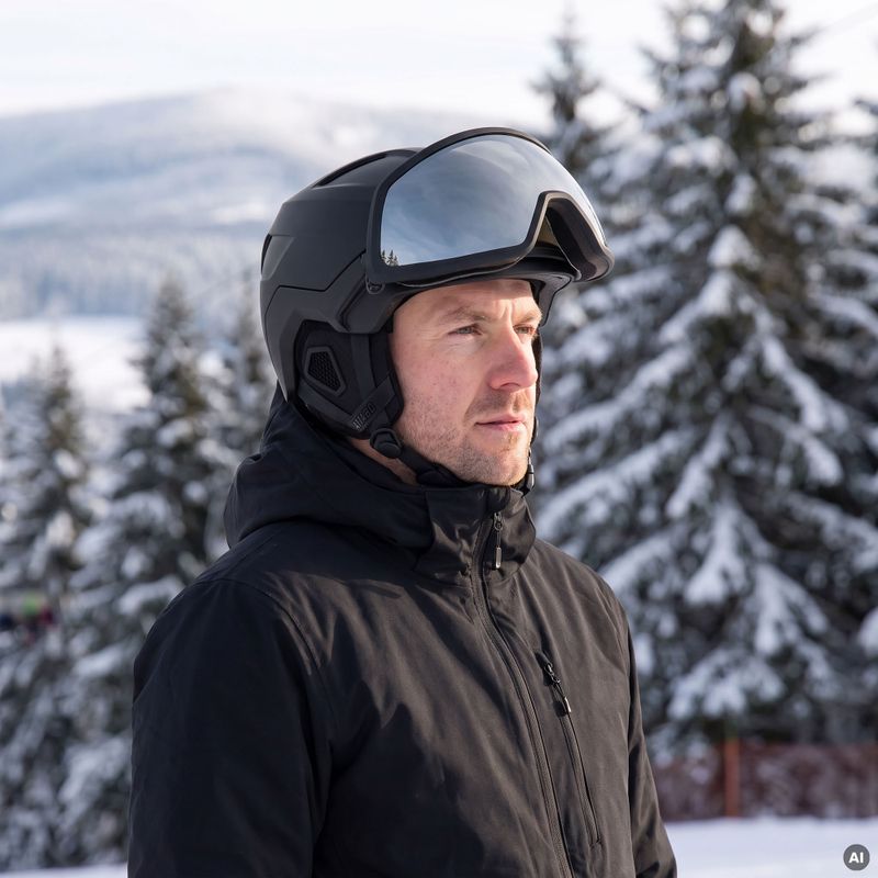 Lyžařská helma ATTABO Avens 3.0 Visor ERT Czarny 7