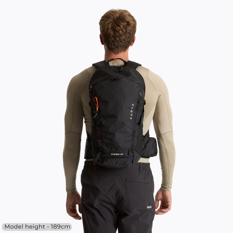 Turistický batoh KADVA Fleiro 30 l černý 5