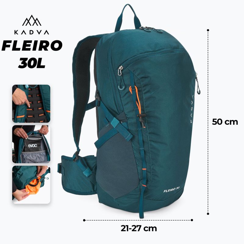 Turistický batoh KADVA Fleiro 30 l dark blue 2